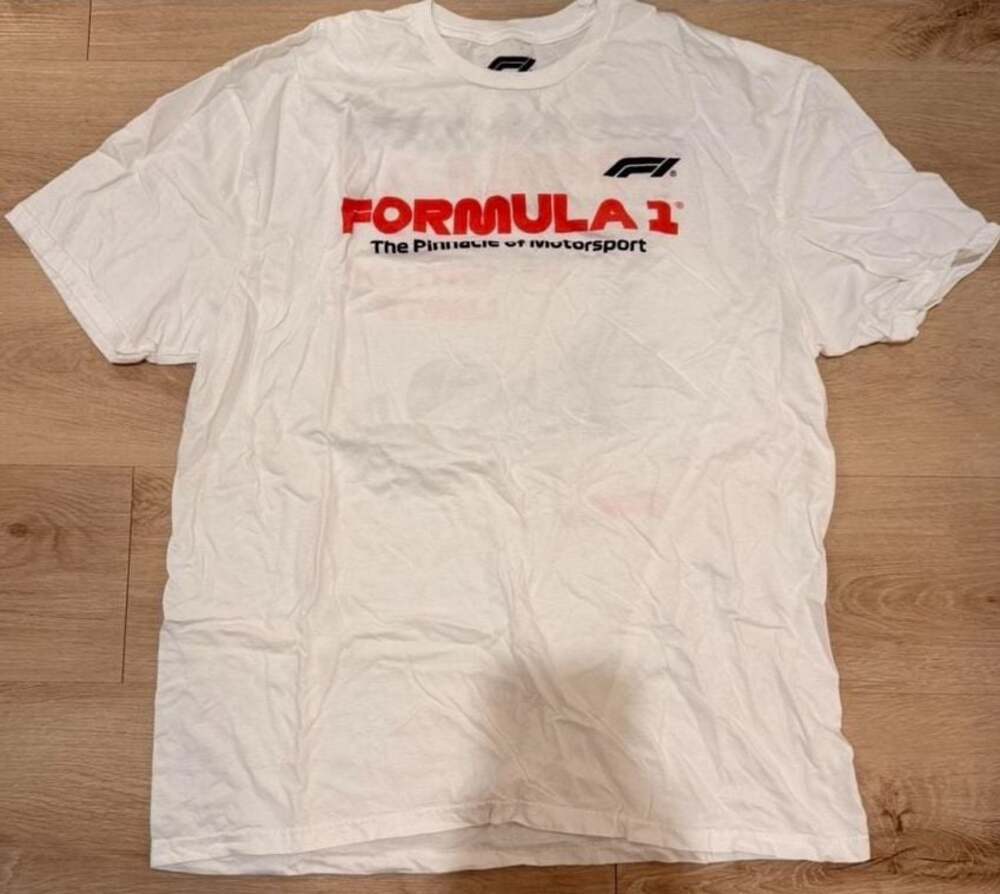 Formula 1 Speed With No Limits White Graphic T-Shirt